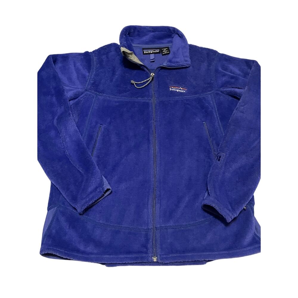 Patagonia Vintage Full Zip Fleece R Jacket Women’s medium Purple deep pile